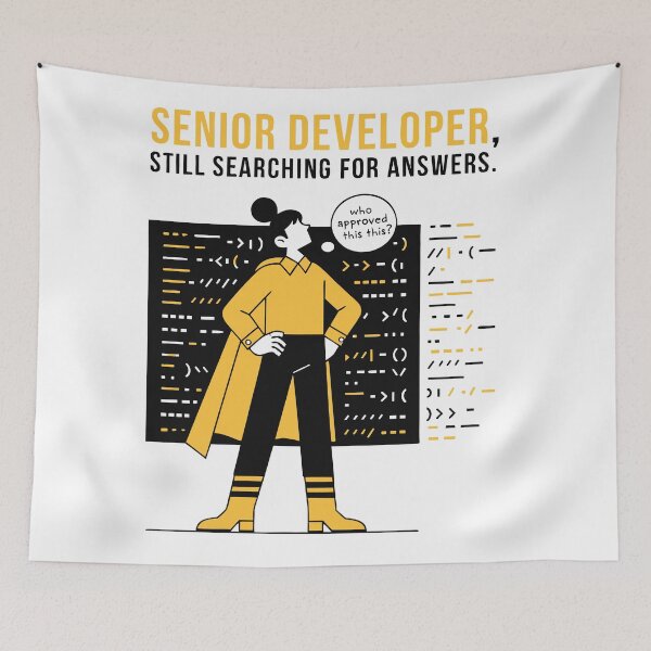Item preview, Senior Developer Funny Programmer Legacy Code T-Shirt designed and sold by Design-Pro-21.