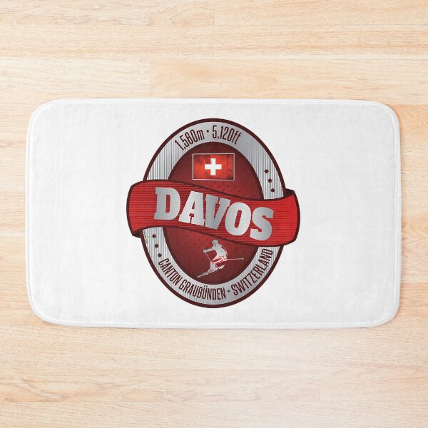 Item preview, Davos Ski Switzerland Skiing Alps Sticker T-Shirt 02 designed and sold by flamesnejme.