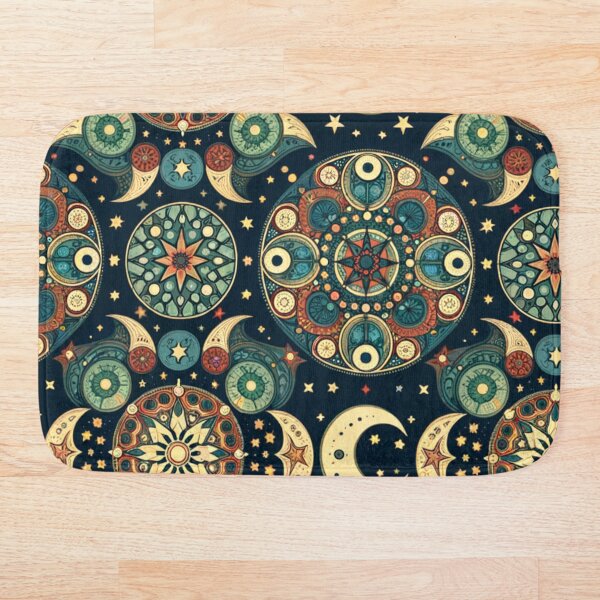 Item preview, Moon And Stars Artistic Pattern designed and sold by Mellow Vibes.
