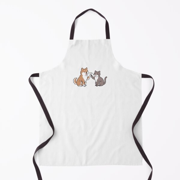 Item preview, Saluting a Shiba Inu and a cat designed and sold by pookapencil.