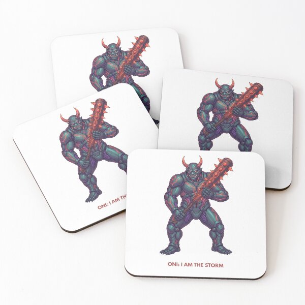 Item preview, Oni: I Am the Storm — Cyber Yokai Demon designed and sold by CalmFrameArt.
