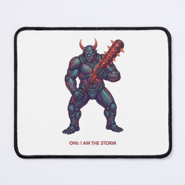 Item preview, Oni: I Am the Storm — Cyber Yokai Demon designed and sold by CalmFrameArt.