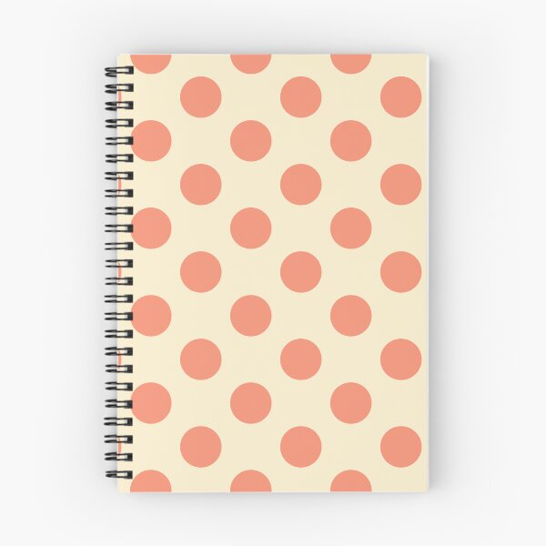 Item preview, Large coral polka dots on cream designed and sold by Nolan6.