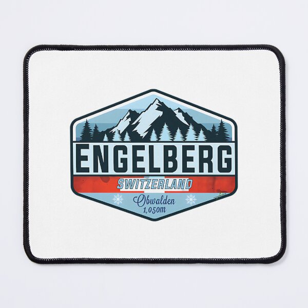 Item preview, Engelberg Ski Switzerland Skiing Alps Sticker T-Shirt 01 designed and sold by flamesnejme.