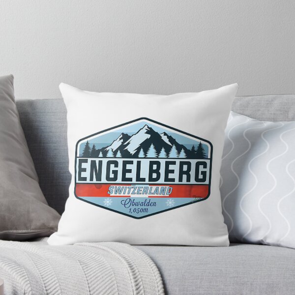 Item preview, Engelberg Ski Switzerland Skiing Alps Sticker T-Shirt 01 designed and sold by flamesnejme.