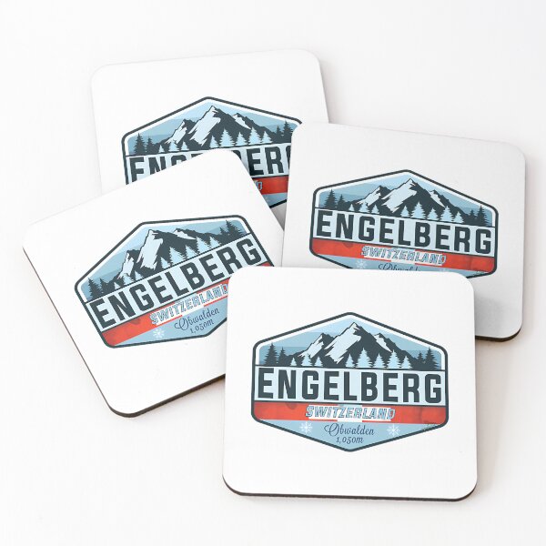 Item preview, Engelberg Ski Switzerland Skiing Alps Sticker T-Shirt 01 designed and sold by flamesnejme.