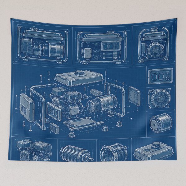 Item preview, Power Grid Blueprint designed and sold by AbstractAnom.