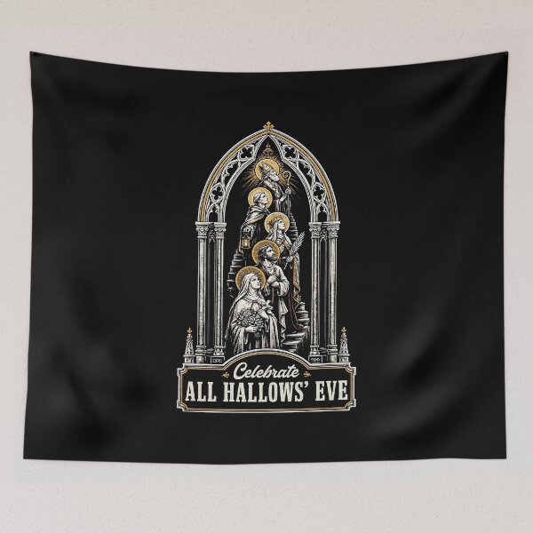 Item preview, All Hallows Eve Catholic Vintage designed and sold by suhairee-studio.