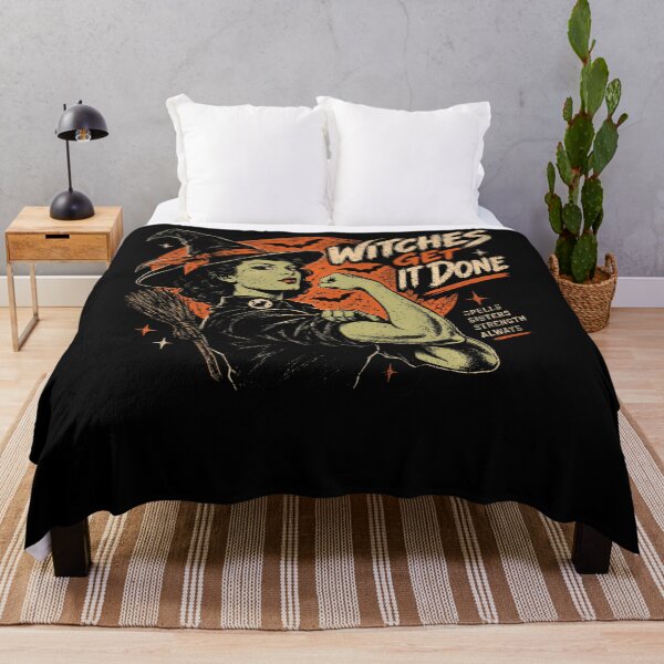 Item preview, Witches Get It Done Rosie The Riveter Witch Halloween designed and sold by Mataamolmawalo.