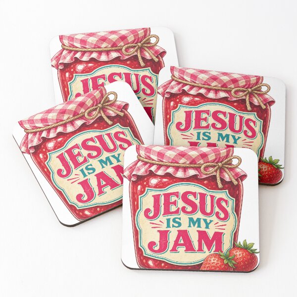 Item preview, Jesus Is My Jam Strawberry Faith Christian designed and sold by Luvahawb.