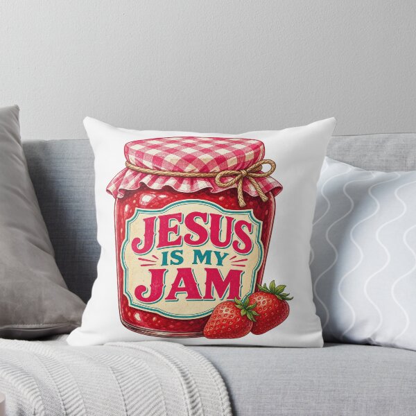 Item preview, Jesus Is My Jam Strawberry Faith Christian designed and sold by Luvahawb.