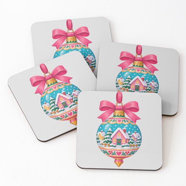 Item preview, Colorful Winter Village Christmas Ornament designed and sold by hattie's.