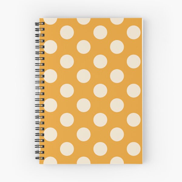 Item preview, Large yellow polka dots on tangerine designed and sold by Nolan6.