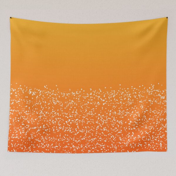 Item preview, Sparkly Star Golden Orange Ombre designed and sold by Zaya_art.