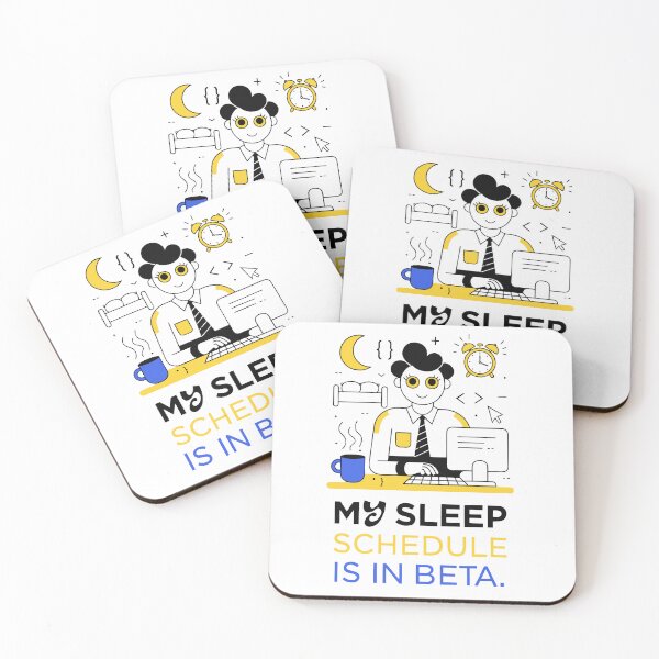 Item preview, My Sleep Schedule Is in Beta Funny Programmer Coding T-Shirt designed and sold by Design-Pro-21.