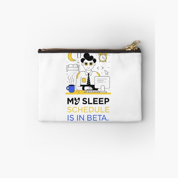 Item preview, My Sleep Schedule Is in Beta Funny Programmer Coding T-Shirt designed and sold by Design-Pro-21.