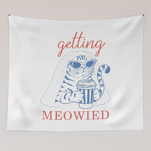 Item preview, Getting Meowied Cat Bachelorette Party designed and sold by suhairee-studio.