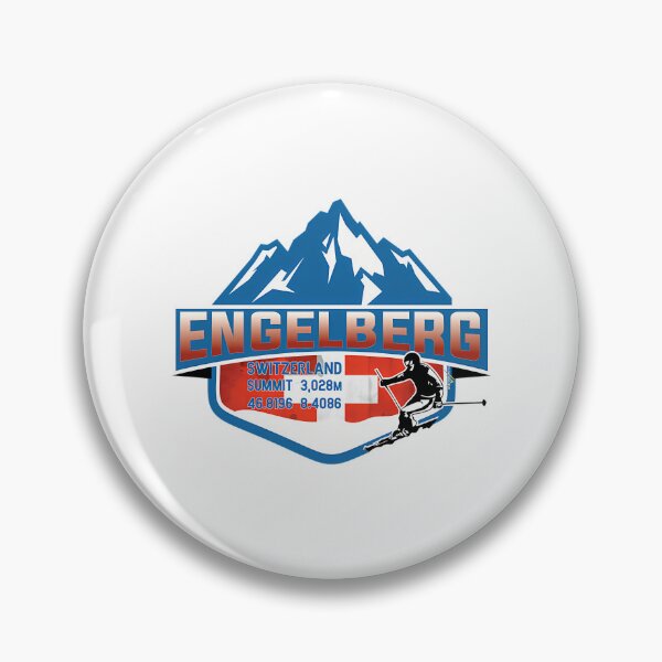 Item preview, Engelberg Ski Switzerland Skiing Alps Sticker T-Shirt 02 designed and sold by flamesnejme.