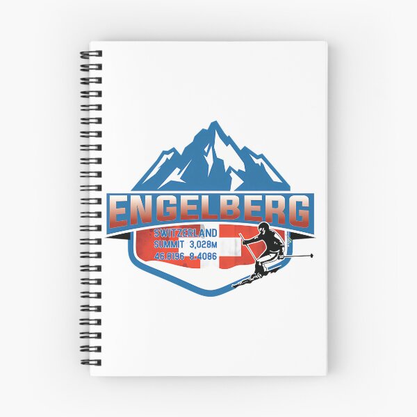 Item preview, Engelberg Ski Switzerland Skiing Alps Sticker T-Shirt 02 designed and sold by flamesnejme.