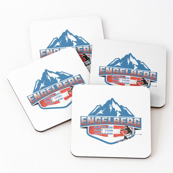 Item preview, Engelberg Ski Switzerland Skiing Alps Sticker T-Shirt 02 designed and sold by flamesnejme.