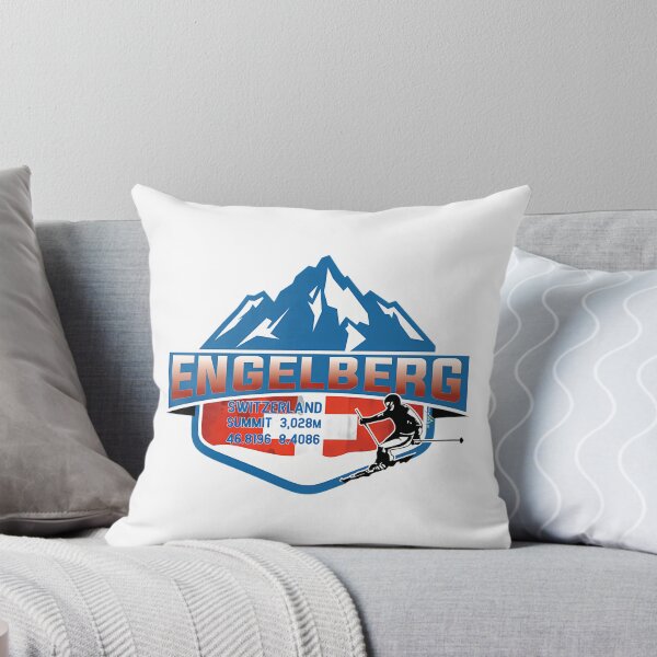 Item preview, Engelberg Ski Switzerland Skiing Alps Sticker T-Shirt 02 designed and sold by flamesnejme.