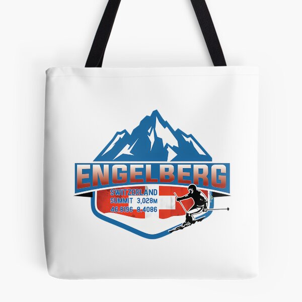 Item preview, Engelberg Ski Switzerland Skiing Alps Sticker T-Shirt 02 designed and sold by flamesnejme.