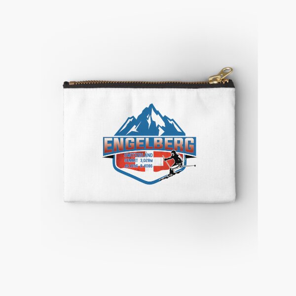 Item preview, Engelberg Ski Switzerland Skiing Alps Sticker T-Shirt 02 designed and sold by flamesnejme.