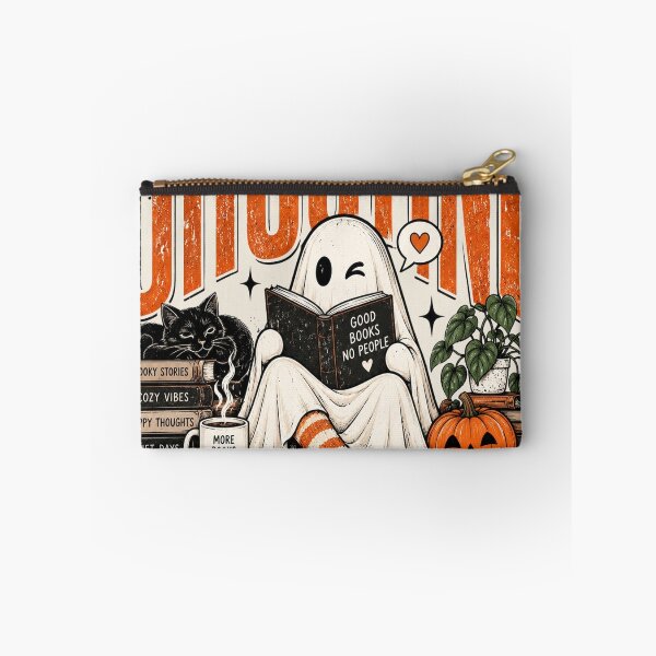 Item preview, Ghosted Everyone Halloween Shirt, Girly Purple Bow Ghost, Grunge Faded Bookish Tee, Funny Romance Reader Gift, Fall Ghost Shirt designed and sold by Quiajia.