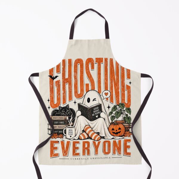 Item preview, Ghosted Everyone Halloween Shirt, Girly Purple Bow Ghost, Grunge Faded Bookish Tee, Funny Romance Reader Gift, Fall Ghost Shirt designed and sold by Quiajia.