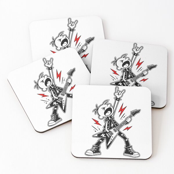 Item preview, Cartoon Punk Rock Guitar Hero designed and sold by choudane.