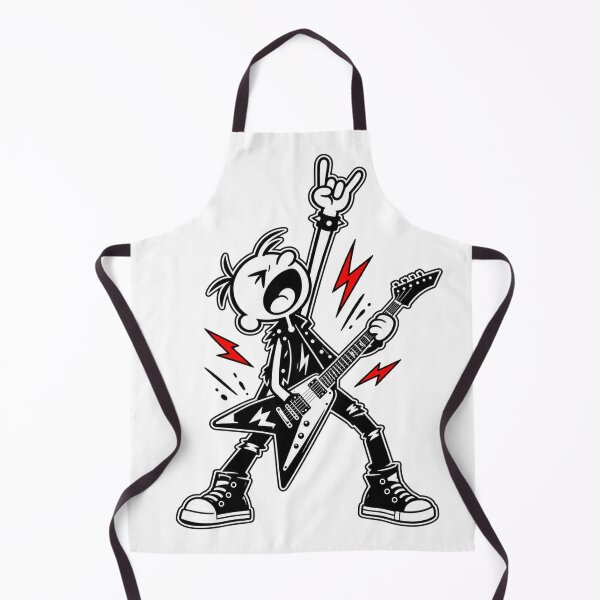 Item preview, Cartoon Punk Rock Guitar Hero designed and sold by choudane.