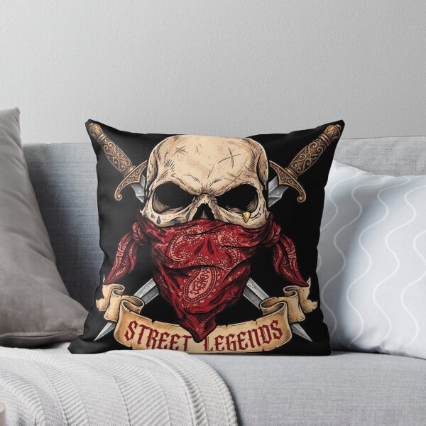 Item preview, Badass Gangster Skull Crossed Swords Streetwear Art designed and sold by Munib302.