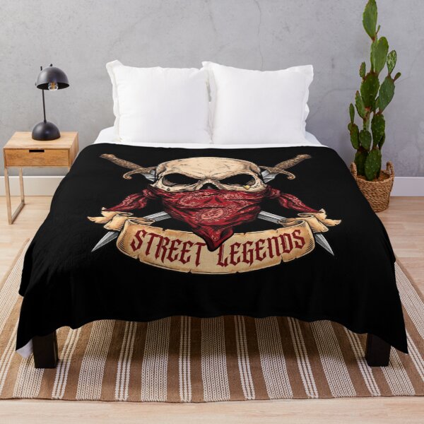 Item preview, Badass Gangster Skull Crossed Swords Streetwear Art designed and sold by Munib302.