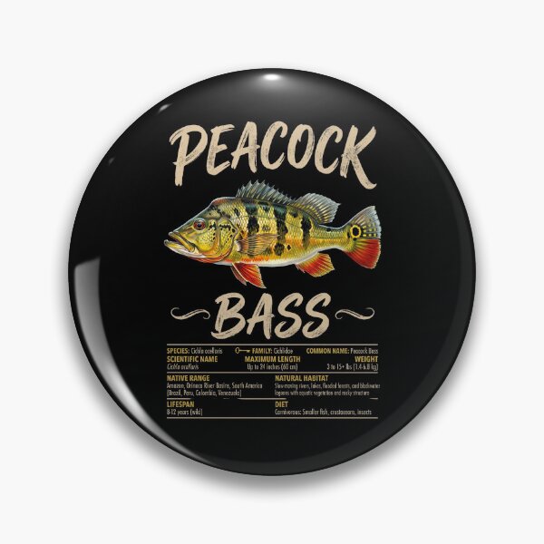 Item preview, Peacock Bass Fishing Angler Freshwater Fisherman designed and sold by TeeVibesshop.