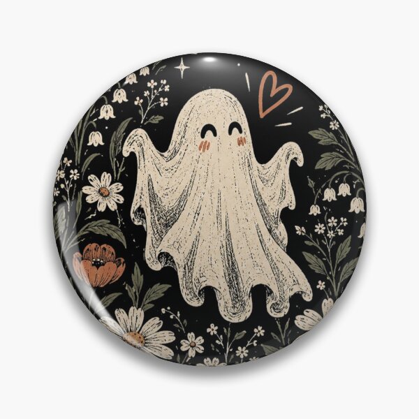 Item preview, Floral Ghost Halloween, Wildflower Ghost, Cute Spooky Season, Botanical Ghost Fall, Cottagecore Halloween Gift designed and sold by Quiajia.