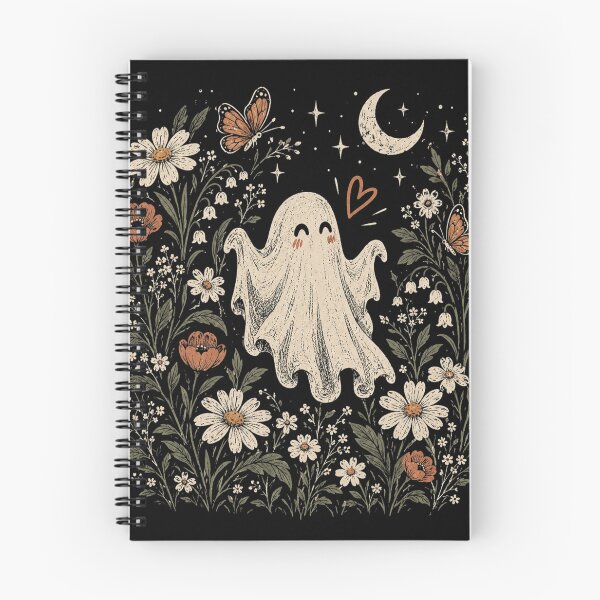 Item preview, Floral Ghost Halloween, Wildflower Ghost, Cute Spooky Season, Botanical Ghost Fall, Cottagecore Halloween Gift designed and sold by Quiajia.
