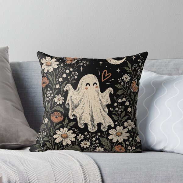 Item preview, Floral Ghost Halloween, Wildflower Ghost, Cute Spooky Season, Botanical Ghost Fall, Cottagecore Halloween Gift designed and sold by Quiajia.