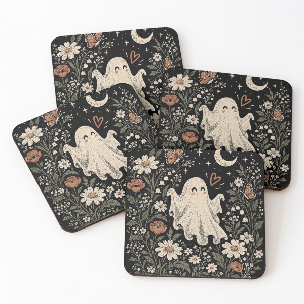 Item preview, Floral Ghost Halloween, Wildflower Ghost, Cute Spooky Season, Botanical Ghost Fall, Cottagecore Halloween Gift designed and sold by Quiajia.