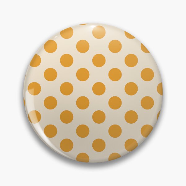 Item preview, Large tangerine polka dots on cream designed and sold by Nolan6.
