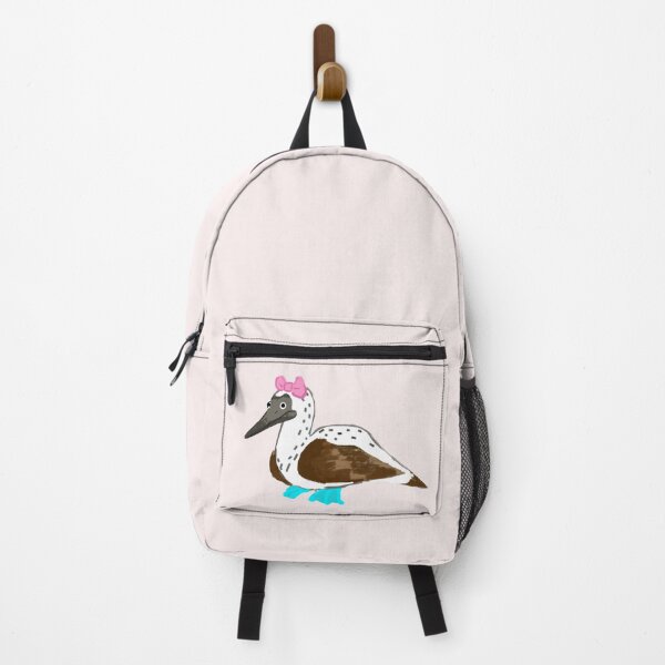 Item preview, Blue Footed Booby Bird With Pink Bow designed and sold by TorriesShop.