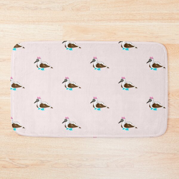 Item preview, Blue Footed Booby Bird With Pink Bow designed and sold by TorriesShop.