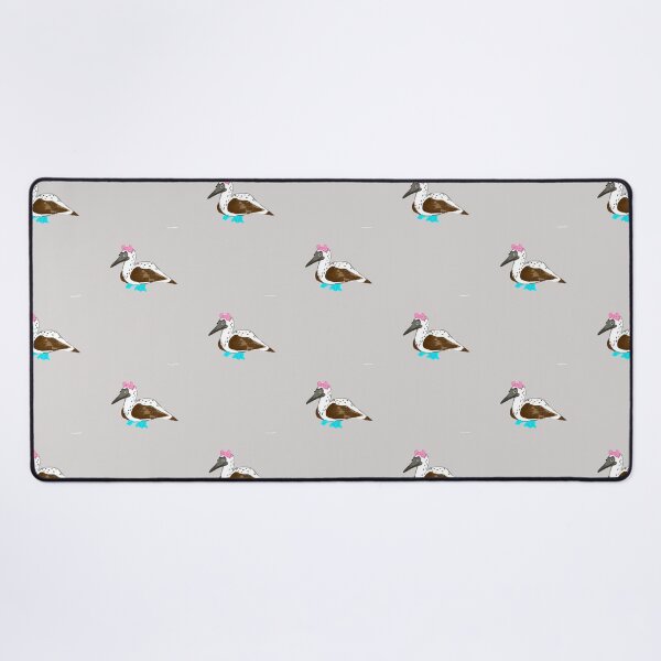 Item preview, Blue Footed Booby Bird With Pink Bow designed and sold by TorriesShop.