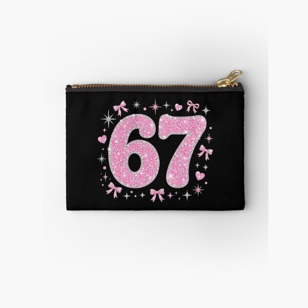 Artikelvorschau, Pink Glitter 67 - Coquette Bow 67 - Y2K 67 Geburtstagskind entworfen und verkauft von Vibe-Vary.
