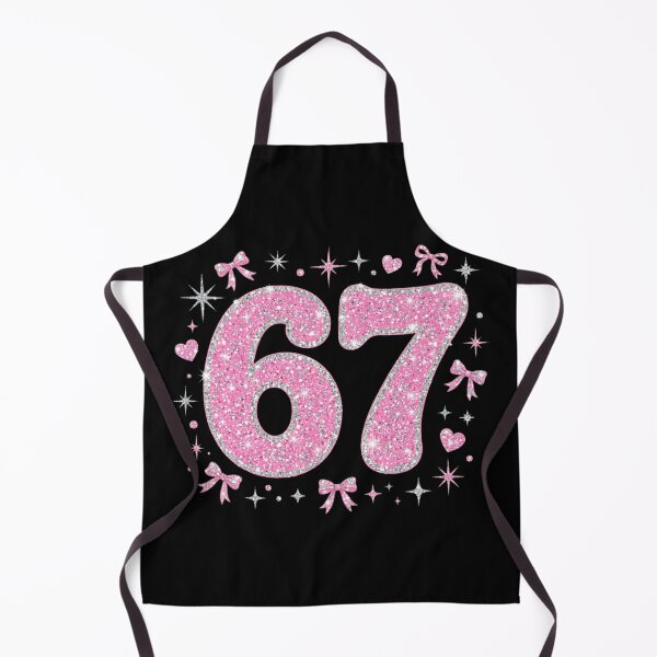 Item preview, Pink Glitter 67 - Coquette Bow 67 - Y2K 67 Birthday Girl designed and sold by Vibe-Vary.