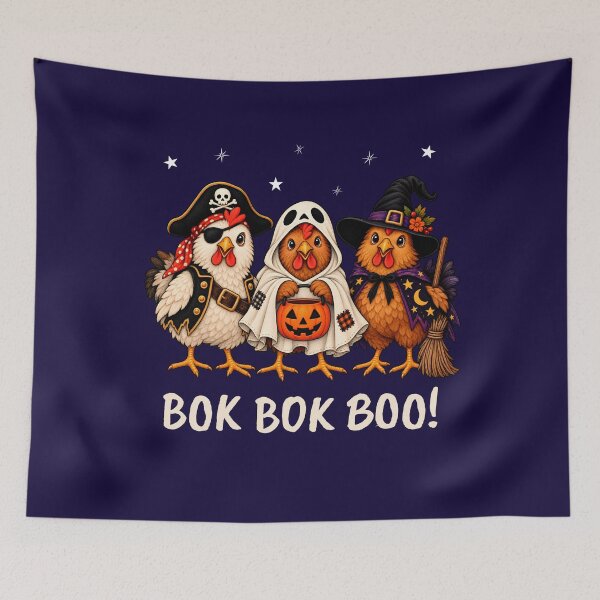 Item preview, Bok Bok Boo Chickens in Halloween Costumes Funny designed and sold by Itaya Art.