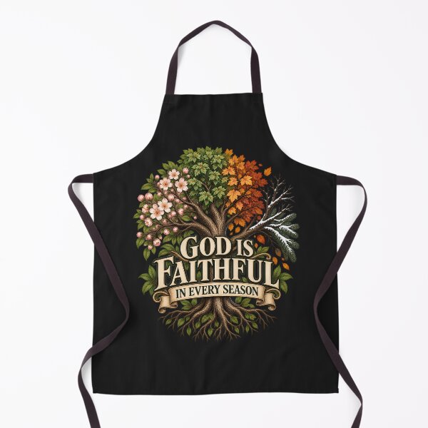 Item preview, God Is Faithful in Every Season Four Seasons Tree Faith Art designed and sold by AmiGraph.