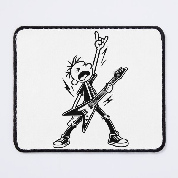Item preview, Black and White Punk Guitar Rebel designed and sold by choudane.