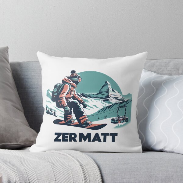 Item preview, Experience The Thrill Of Zermatt Ski And Snowboarding - Unique Art And Merchandise designed and sold by flamesnejme.