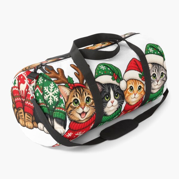 Item preview, Cute Christmas Cats Ugly Sweater Holiday Squad Art designed and sold by DesignArtist.ia.