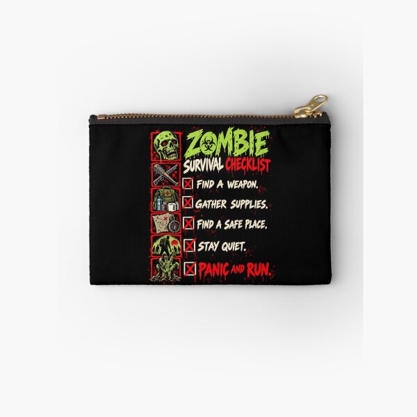 Item preview, Zombie Survival Checklist - Horror Apocalypse designed and sold by SidTastic .